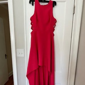 BCBG Red High-low Dress, Size 8
